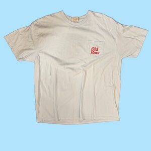Men's Size 2XL OLD ROW Beer Comfort Colors Light Blue Size 2XL T Shirt